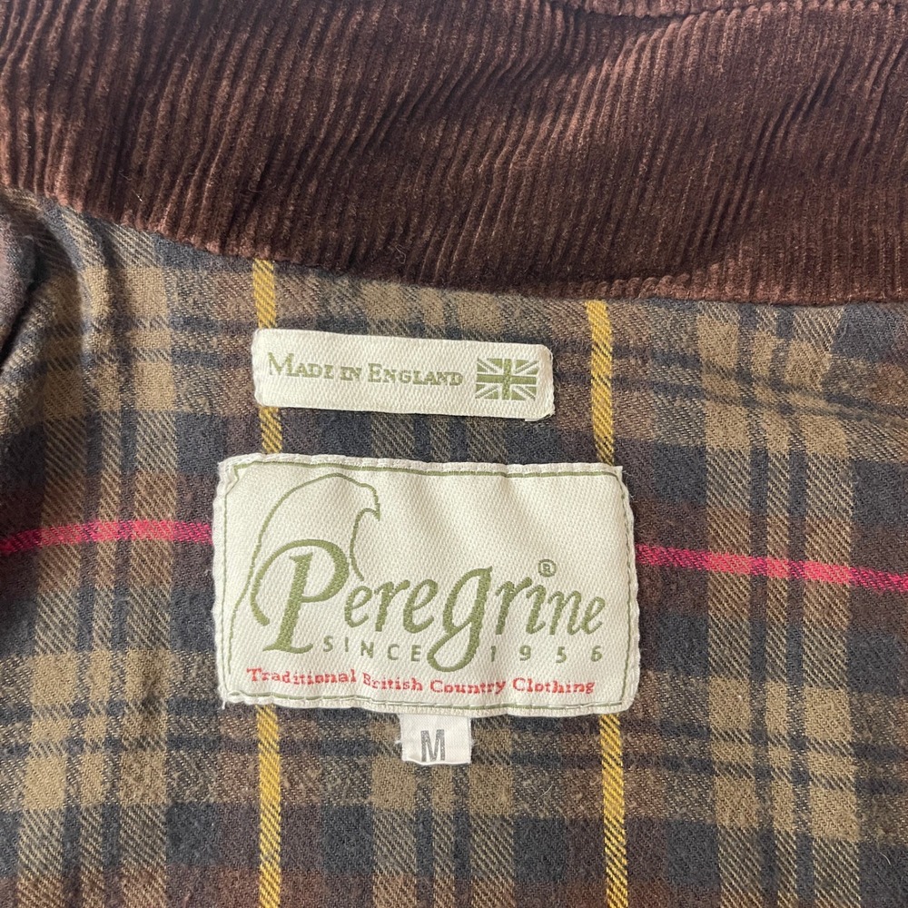 Peregrine Waxed Jacket Womens M Brown Tan British Country Clothing Riding Coat - Picture 4 of 11